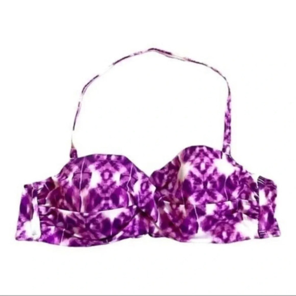 Victoria’s Secret swim top twisted tie-tye removable strap  size 34A EUC